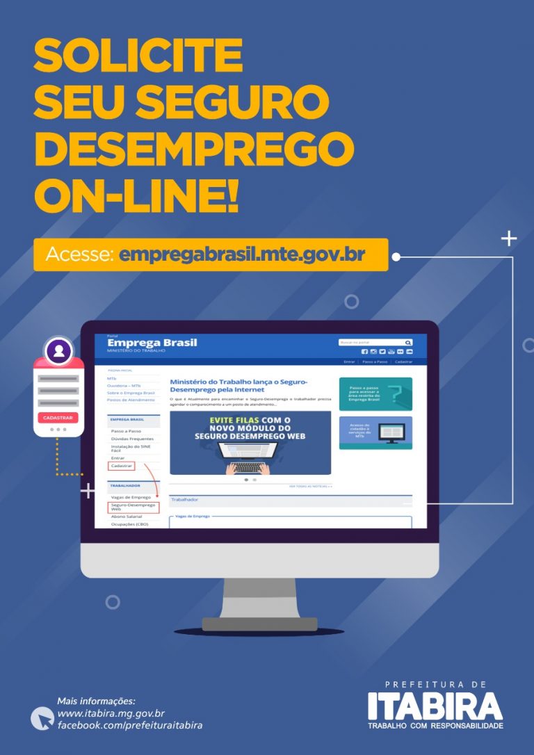 Trabalhadores devem solicitar seguro-desemprego pela internet