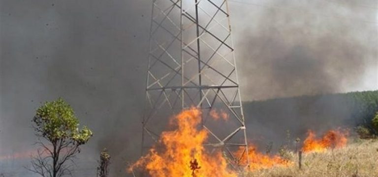 Queimadas no sistema elétrico mais que dobram em Minas Gerais