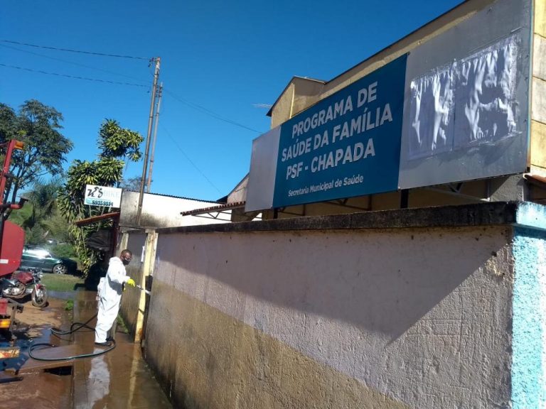 Itabira segue com desinfecção em diversos pontos da cidade