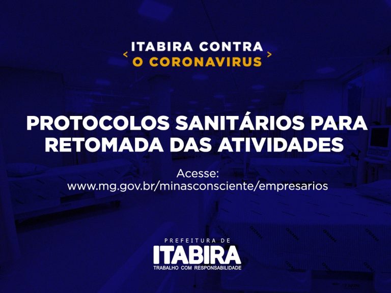 Empresários devem acessar protocolos sanitários para retomada das atividades.