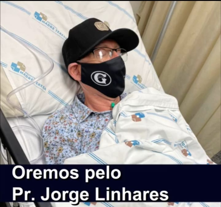 Pastor Jorge Linhares tem nova infecção nos pulmões após se curar da Covid-19