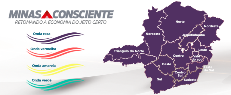 Minas Gerais segue na onda roxa até a Páscoa
