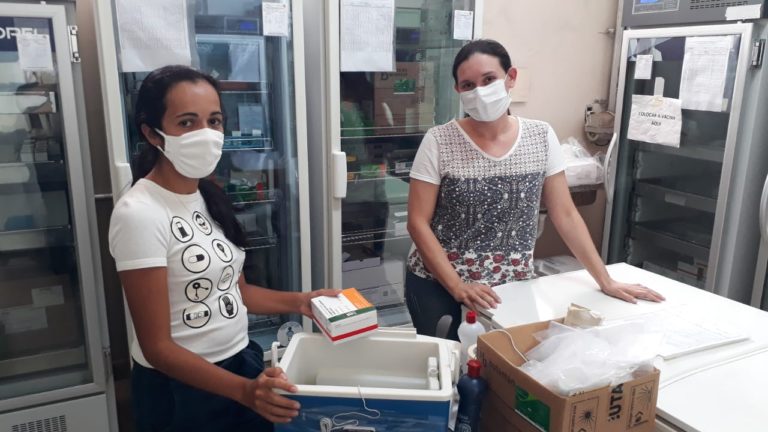 Gerência de Saúde de Itabira realiza a distribuição da 13ª remessa de doses contra covid-19