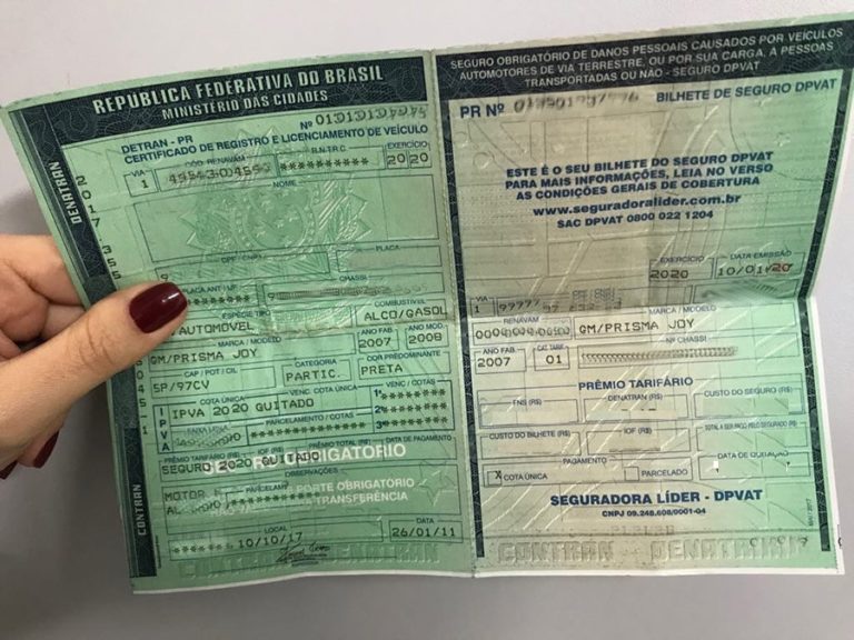 Minas Gerais tem novo prazo para exigência do CRLV