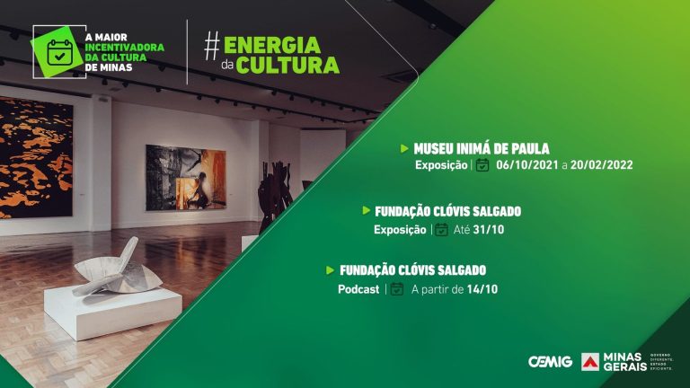 Agenda cultural selecionada pela Cemig apresenta trabalhos inéditos de Carlos Vergara 