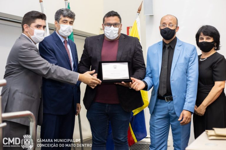 Presidente do Metabase Itabira recebe honraria da Câmara Municipal de Conceição do Mato Dentro”.