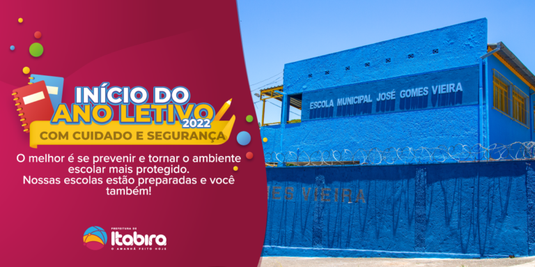 Rede municipal de Itabira inicia ano letivo 2022 de forma presencial nesta segunda-feira (7)