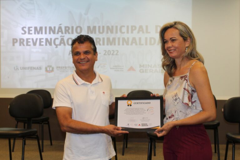 Alfenas é a primeira cidade do estado certificada com o Selo Prevenção Minas 