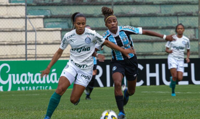 Brasileiro Feminino: Grêmio sai na frente, mas Palmeiras empata o jogo