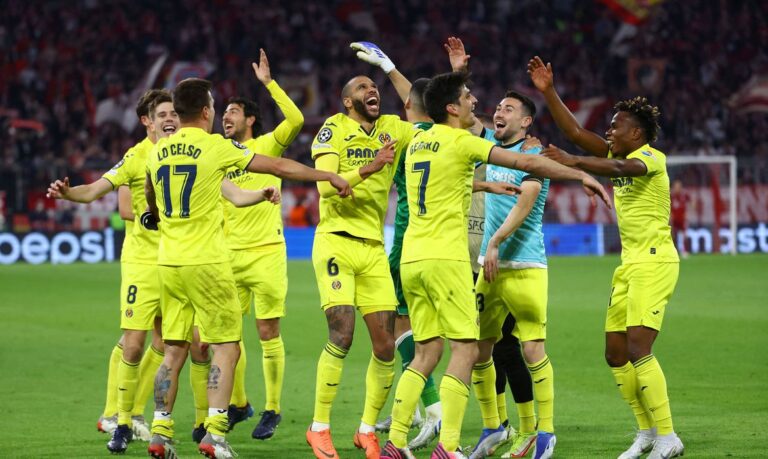 Villarreal elimina Bayern e vai às semifinais da Liga dos Campeões
