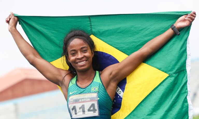 Atletismo: Vitória Rosa é prata nos 100 metros rasos na Polônia
