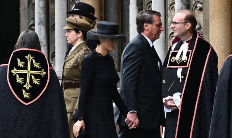 Presidente Bolsonaro participa do funeral da rainha Elizabeth II