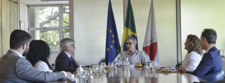Governador se reúne com embaixador da União Europeia no Brasil