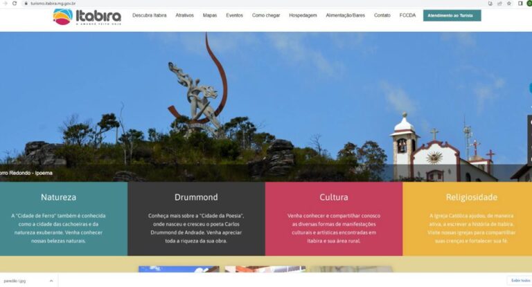 Itabira lança novo portal do Turismo