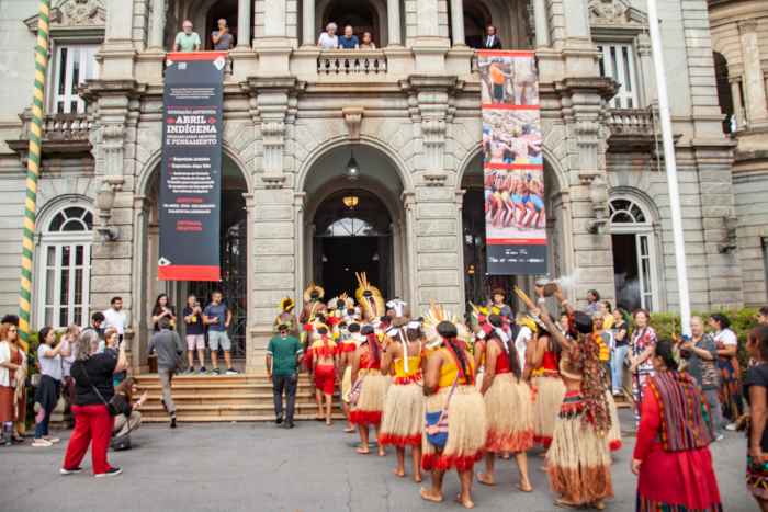 Aberta ocupação artística Abril Indígena no Palácio da Liberdade