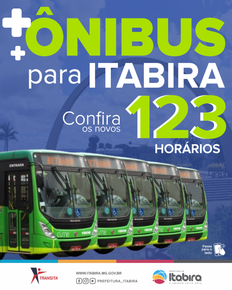Transita inclui mais 123 novos horários de ônibus para atender à população
