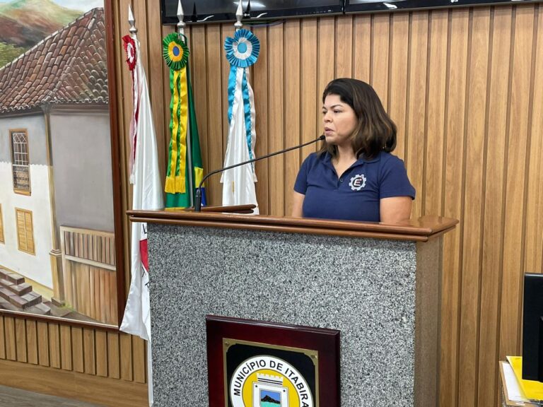 Pró-reitora de extensão da Unifei fez o uso da tribuna na sessão ordinária desta terça-feira. 