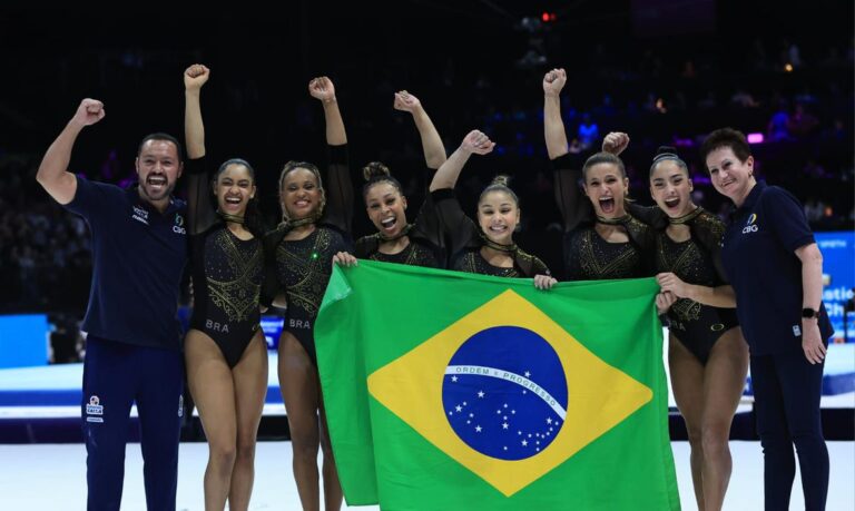 Ginástica Artística: Brasil é prata na disputa de equipes femininas