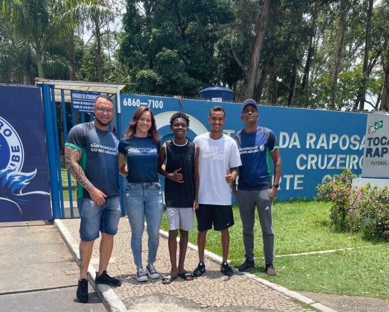 Atleta do Bom de Bola faz teste na categoria de base do Cruzeiro