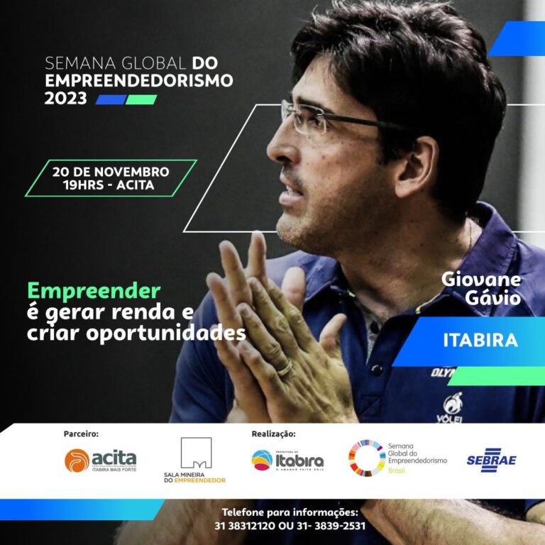Inscrições abertas para capacitação gratuita em Itabira na Semana Global do Empreendedorismo