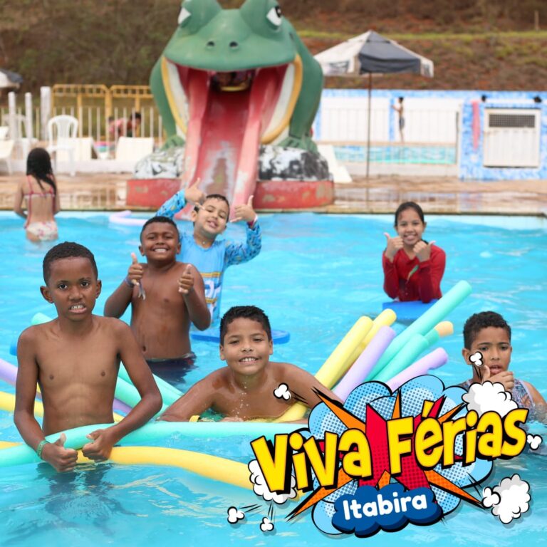 Viva Férias! Inscrições para a temporada da Colônia de Férias da Prefeitura de Itabira iniciam nesta semana