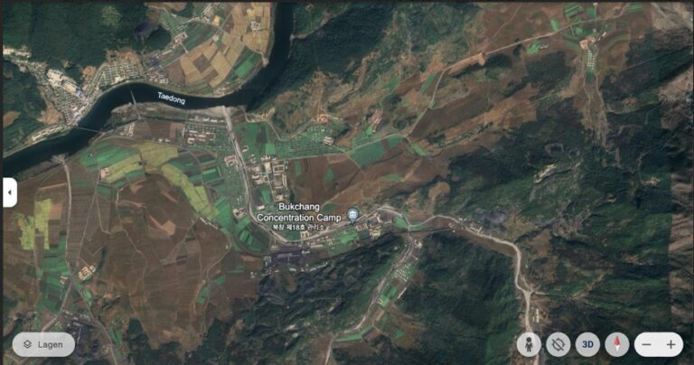 Google Earth localiza campo prisional na Coreia do Norte