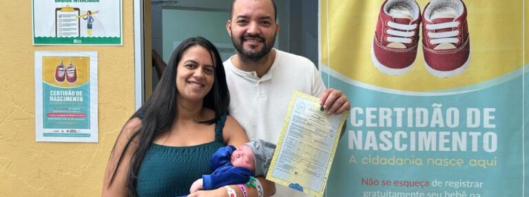 Programa do Governo de Minas já beneficiou mais de 480 mil famílias com certidão de nascimento feita na própria maternidade