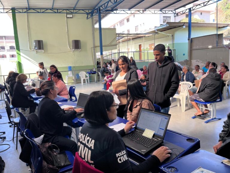 Mutirão emite quase 500 carteiras de identidade em São Gonçalo do Rio Abaixo