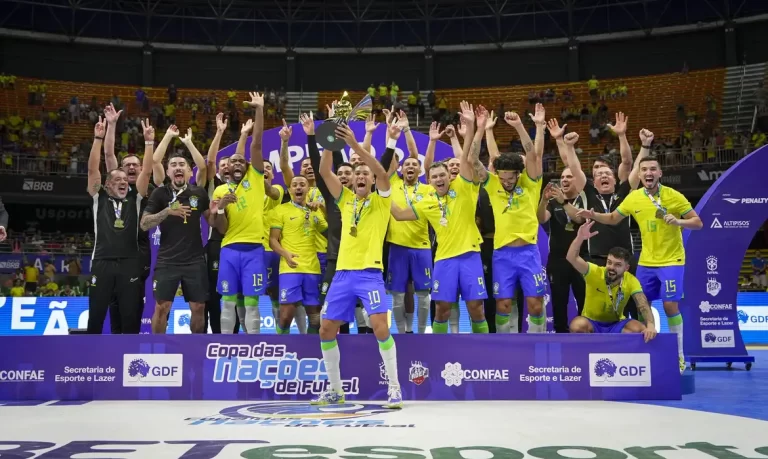Brasil conquista a Copa das Nações de Futsal