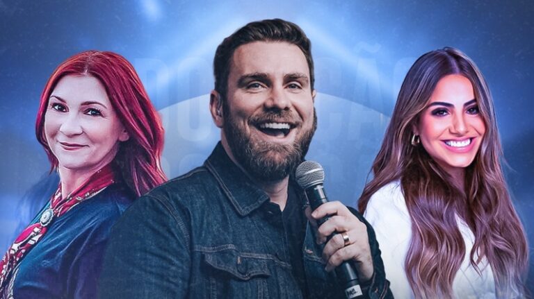 André Fernandes, Gabriela Rocha e Kim Walker-Smith se apresentam juntos no Vibra São Paulo