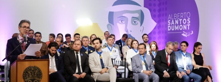 Governo de Minas entrega Medalha Santos Dumont a personalidades e instituições de destaque em 2025