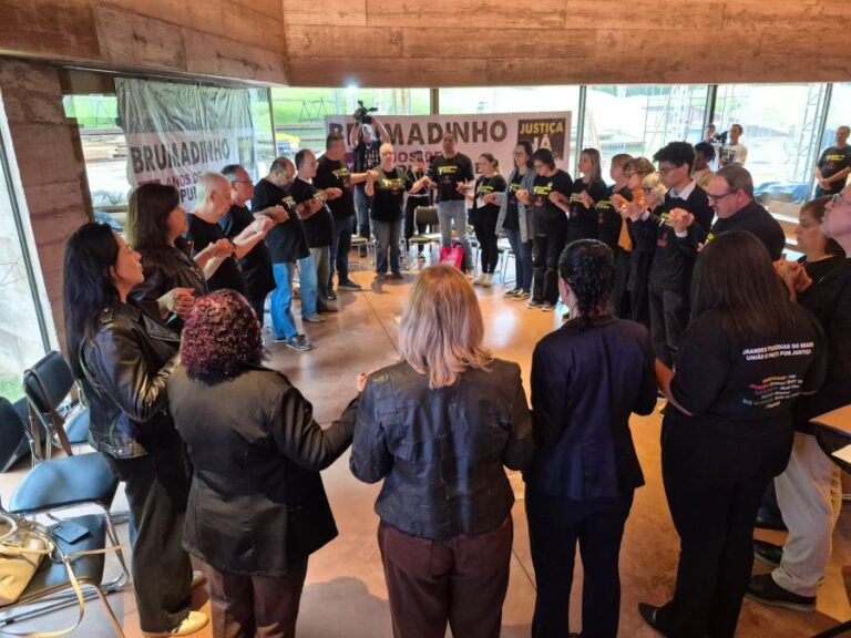 Encontro das associações de grandes tragédias em Brumadinho cria movimento “Unidas por Justiça” e resulta em carta inédita ao Judiciário e à sociedade