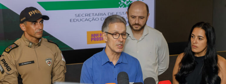 Governo de Minas lança programa para reforçar segurança nas escolas da rede estadual