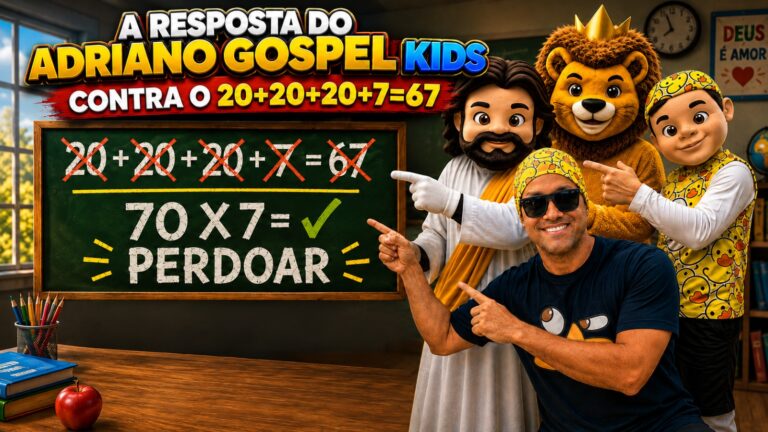 Adriano Gospel Kids lança “70×7” e traz resposta criativa ao universo infantil